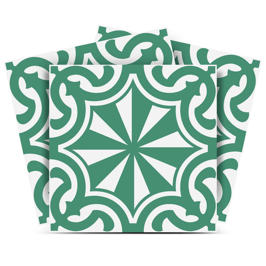 4" X 4" Glenda Sage Removable Peel And Stick Tiles - Homeroots