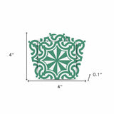 4" X 4" Glenda Sage Removable Peel And Stick Tiles - Homeroots - Flyclothing LLC