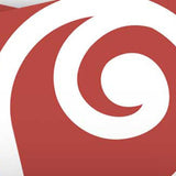 4" x 4" Brick Red And White Scroll Peel and Stick Removable Tiles - Homeroots