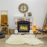 6" x 6" Blue and Gold Celestial Mosaic Peel and Stick Removable Tiles - Homeroots - Flyclothing LLC