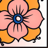 4" x 4" Blue Gold and Blush Mosaic Peel and Stick Removable Tiles - Homeroots - Flyclothing LLC