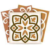 4" x 4" Snickerdoodle Mosaic Pop Peel and Stick Removable Tiles - Homeroots