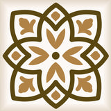 6" x 6" Snickerdoodle Mosaic Pop Peel and Stick Removable Tiles - Homeroots