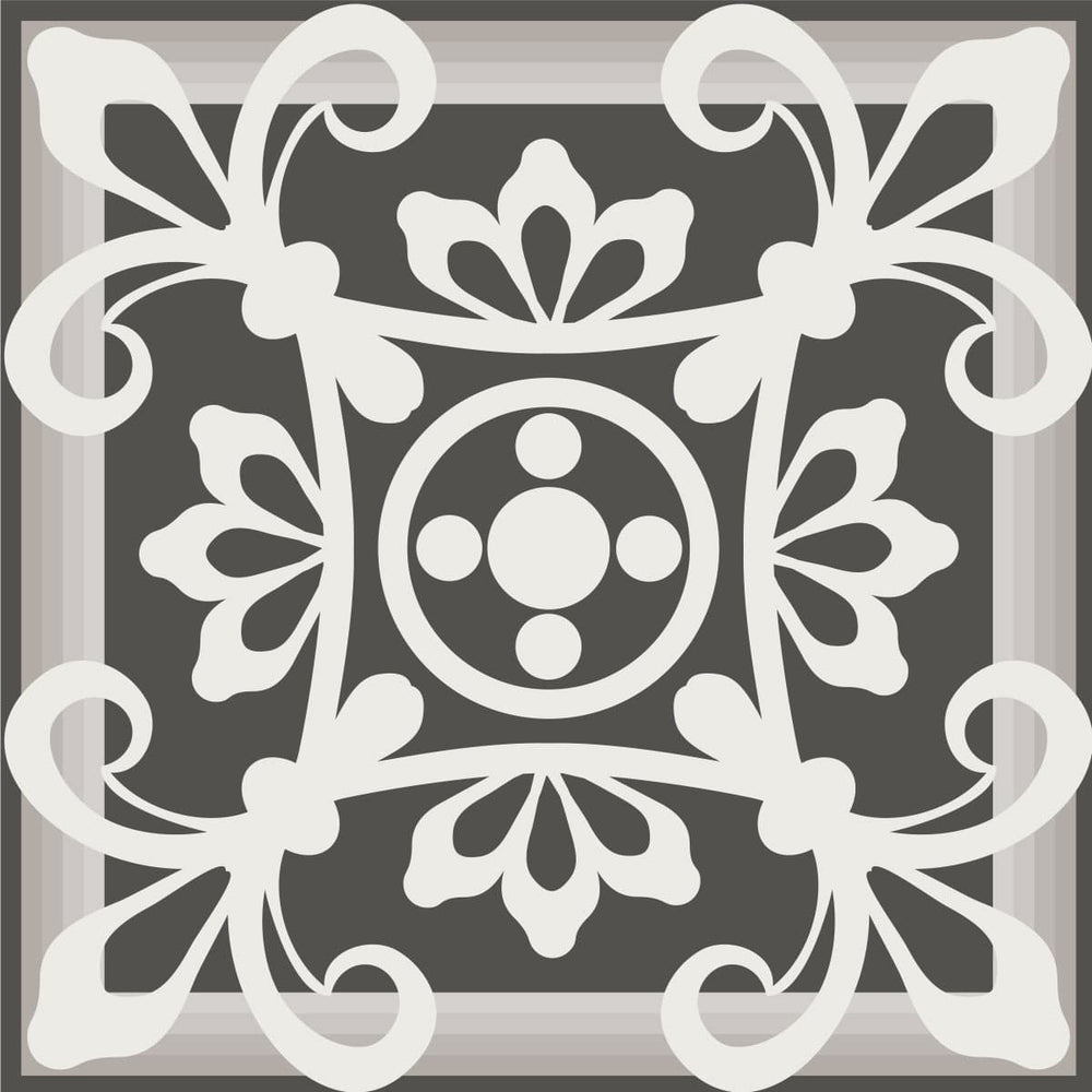 4" x 4" Wood Brown and White Mosaic Peel and Stick Removable Tiles - Homeroots - Flyclothing LLC