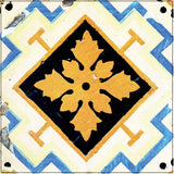 5" x 5" Snowflake and Diamond Peel and Stick Removable Tiles - Homeroots