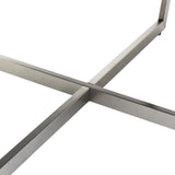 36" Black And Silver Faux Marble Round Coffee Table - Homeroots - Flyclothing LLC