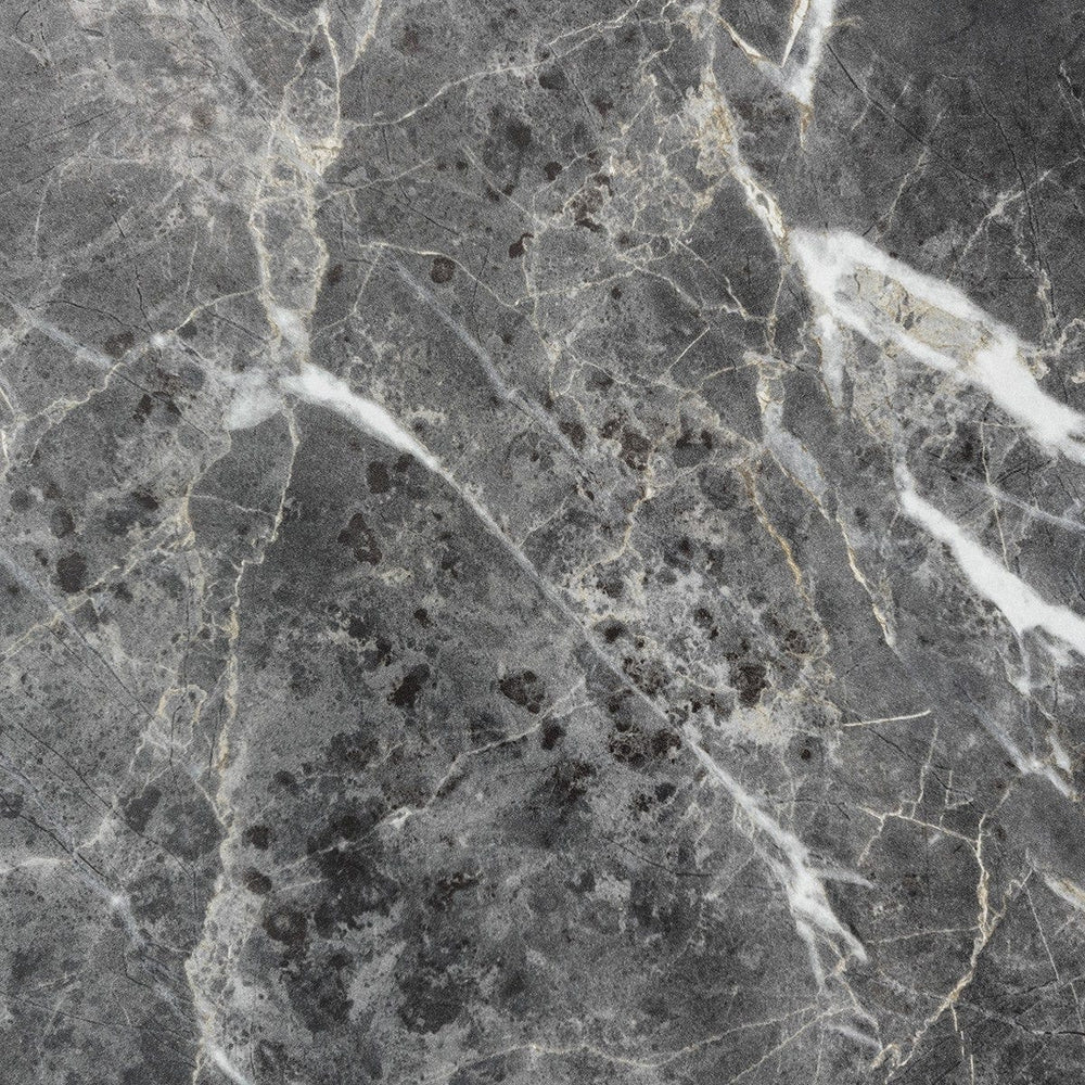 47" Black And Silver Faux Marble Rectangular Coffee Table - Homeroots - Flyclothing LLC