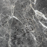 47" Black And Silver Faux Marble Rectangular Coffee Table - Homeroots - Flyclothing LLC