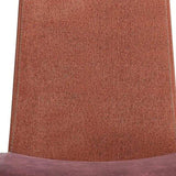 Set of Two Brown and Rust Stainless Steel Chairs - Homeroots - Flyclothing LLC