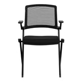 Set of Two Black Mesh Conference Office Chair - Homeroots - Flyclothing LLC