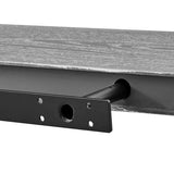 43" Dark Gray Whitewash Wooden Floating Shelf - Homeroots - Flyclothing LLC