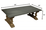 Rectangular Decorative Base Coffee Table - Homeroots - Flyclothing LLC