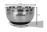 Sleek Stainless Steel Popcorn Serving Bowl - Homeroots - Flyclothing LLC