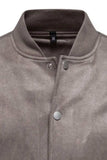 Men's Baseball Collar Snap Down Jacket - Trendsi - Flyclothing LLC