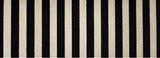 2' X 6' Black and Tan Wide Stripe Washable Runner Rug - Homeroots - Flyclothing LLC