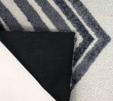 2' X 6' Black and Gray Abstract Arrow Washable Runner Rug - Homeroots - Flyclothing LLC