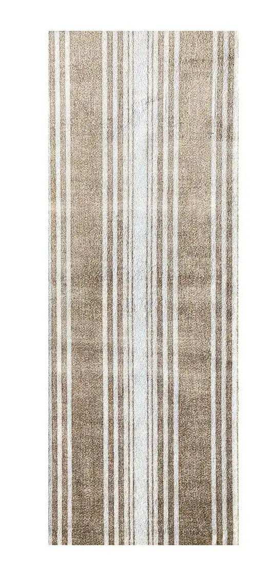 2' X 6' Sandy Shores Regatta Stripe Washable Runner Rug - Homeroots - Flyclothing LLC