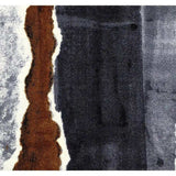 2' X 6' Gray and Brown Abstract Southwest Washable Runner Rug - Homeroots - Flyclothing LLC