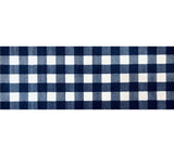 2' X 6' Navy and White Buffalo Plaid Washable Runner Rug - Homeroots - Flyclothing LLC