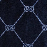 2' X 6' Navy Nautical Knots Washable Runner Rug - Homeroots - Flyclothing LLC