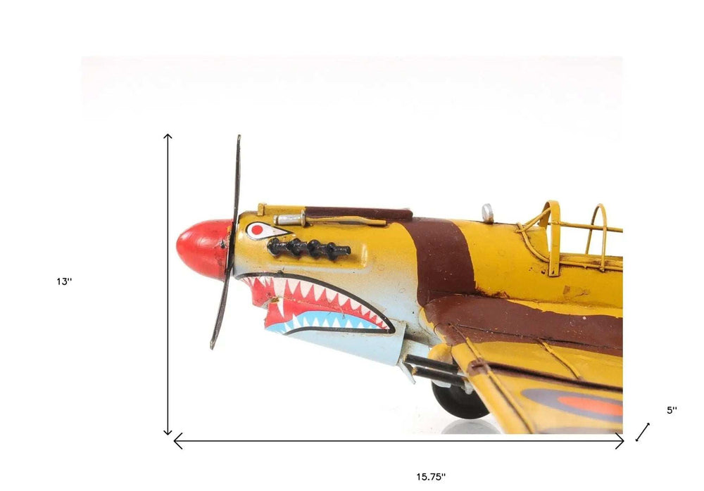 c1941 Curtiss Hawk 81A Sculpture - Homeroots - Flyclothing LLC