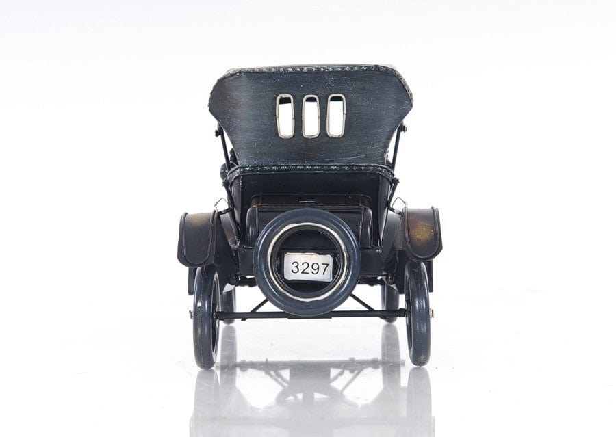 7" Black Metal Hand Painted Decorative Car - Homeroots - Flyclothing LLC