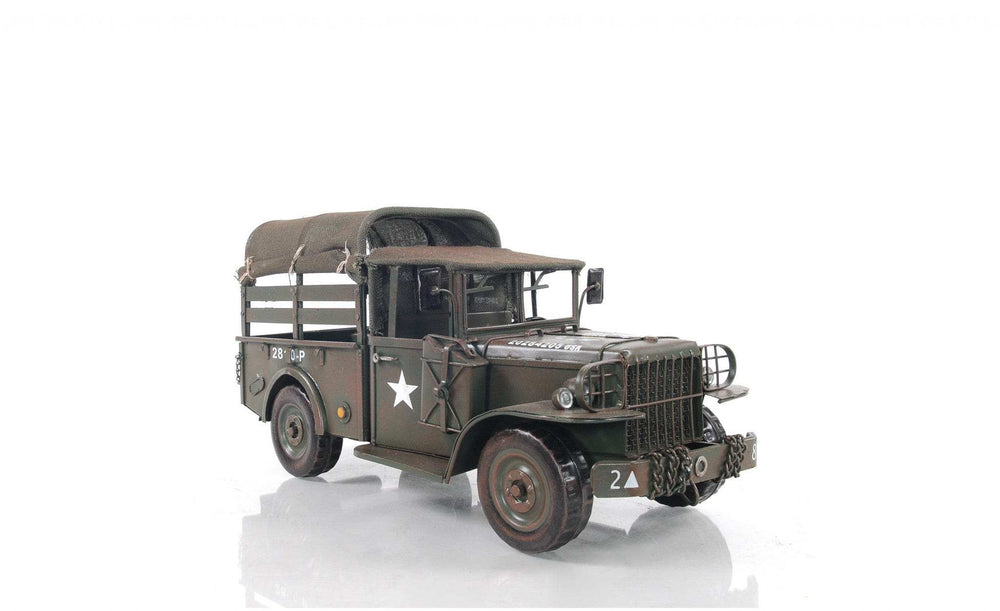 c1951 Dodge M42 Command Truck Sculpture - Homeroots - Flyclothing LLC