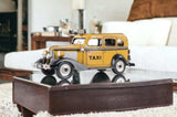c1933 Vintage Checker Taxi Cab Model Sculpture - Homeroots - Flyclothing LLC