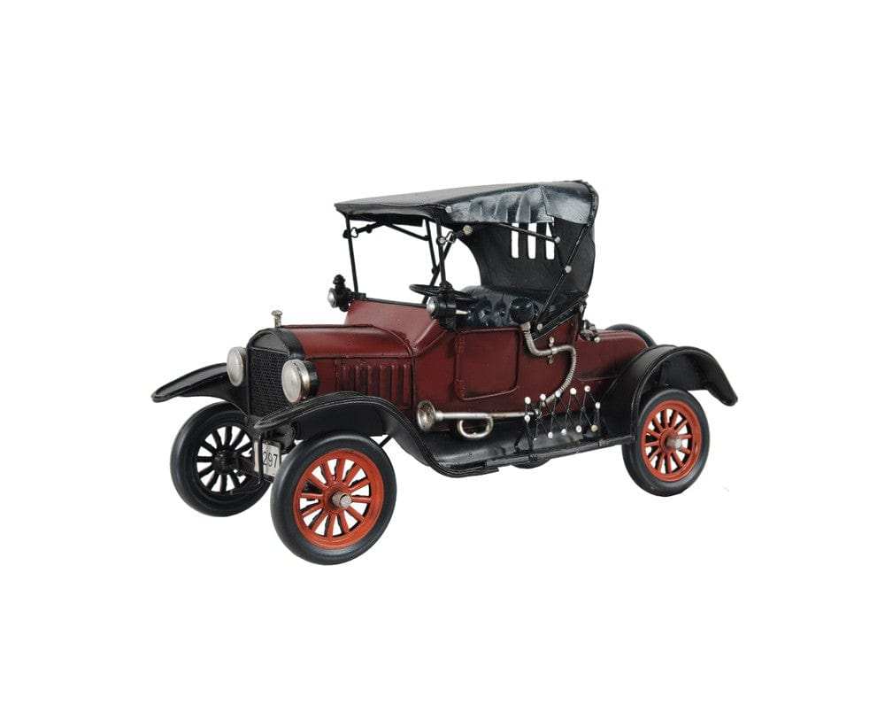 c1924 Red Ford Model T Car Sculpture - Homeroots - Flyclothing LLC