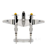 c1941 Lockheed P-38 Lightning Fighter Sculpture - Homeroots - Flyclothing LLC