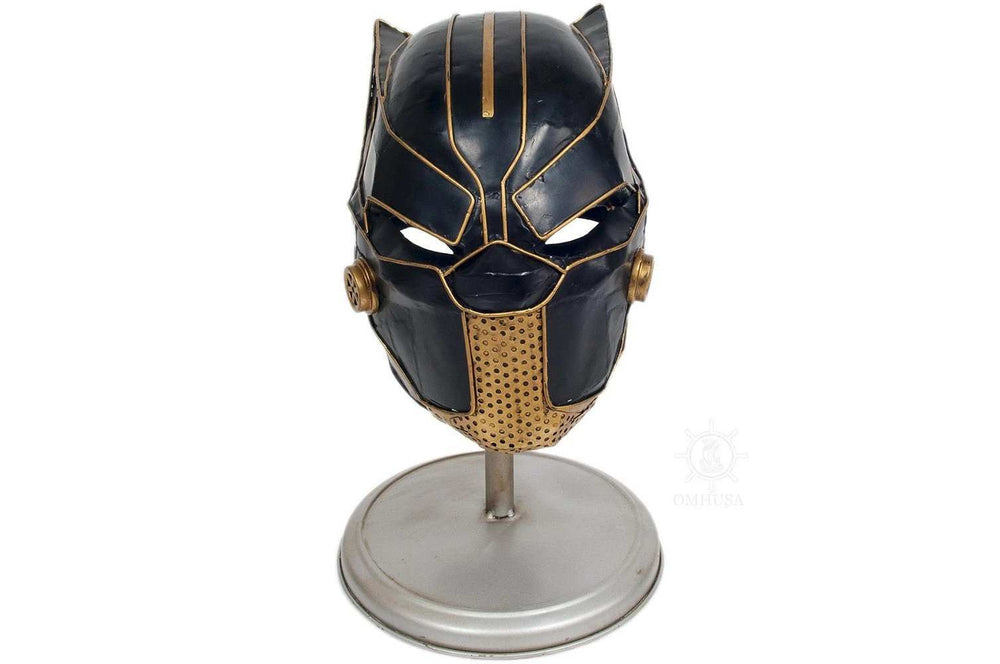 Black Panther Helmet Sculpture - Homeroots - Flyclothing LLC