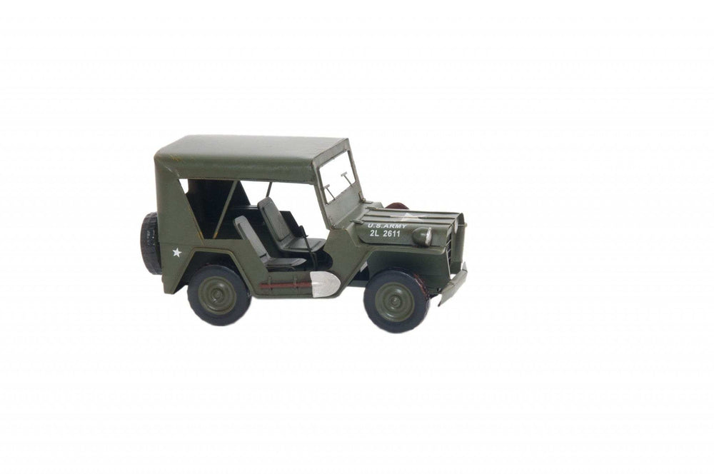 c1940 Willys Quad Overland Jeep Sculpture - Homeroots - Flyclothing LLC