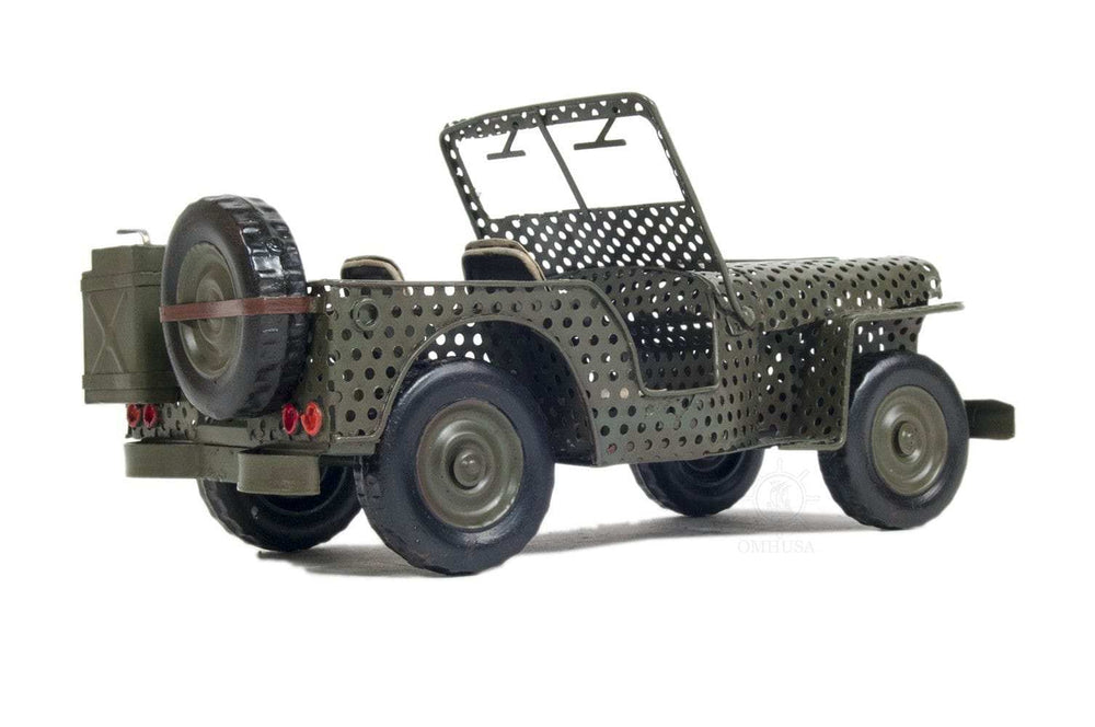 c1945 Willys CJ-2A Overland Jeep Sculpture - Homeroots - Flyclothing LLC