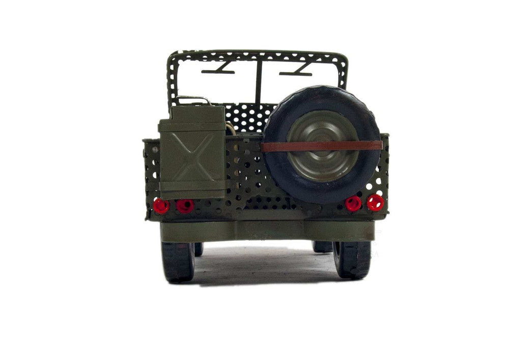 c1945 Willys CJ-2A Overland Jeep Sculpture - Homeroots - Flyclothing LLC