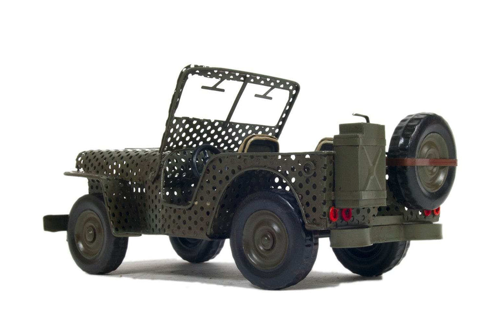 c1945 Willys CJ-2A Overland Jeep Sculpture - Homeroots - Flyclothing LLC