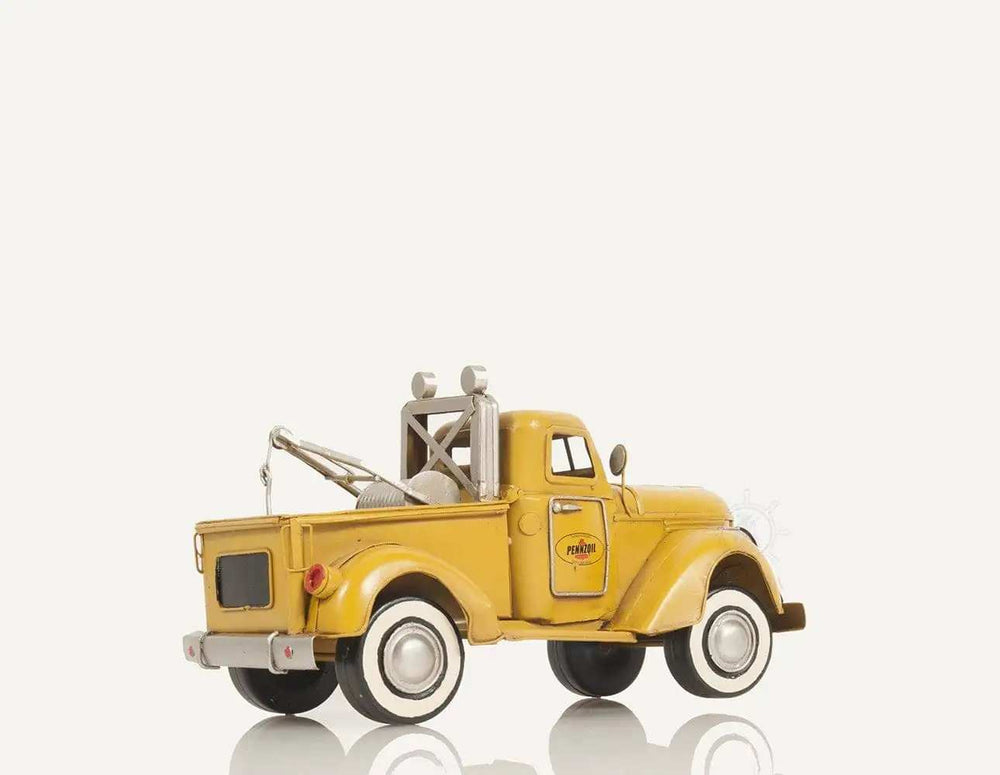 c1926 Pennzoil Tow Truck Yellow Model Sculpture - Homeroots - Flyclothing LLC
