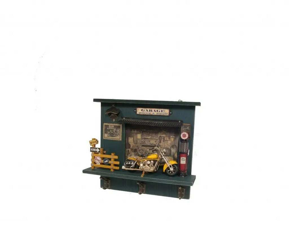 Vintage Harley Garage Key Organizer - Homeroots - Flyclothing LLC