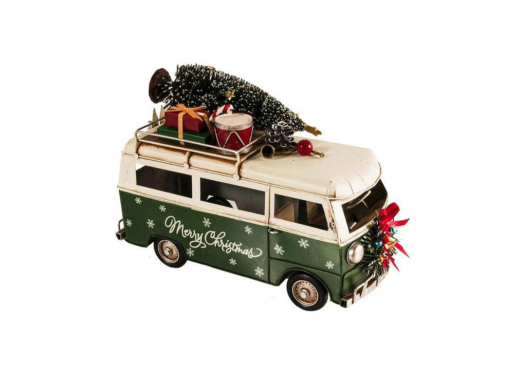 c1960s Volkswagen Christmas Bus Sculpture - Homeroots - Flyclothing LLC