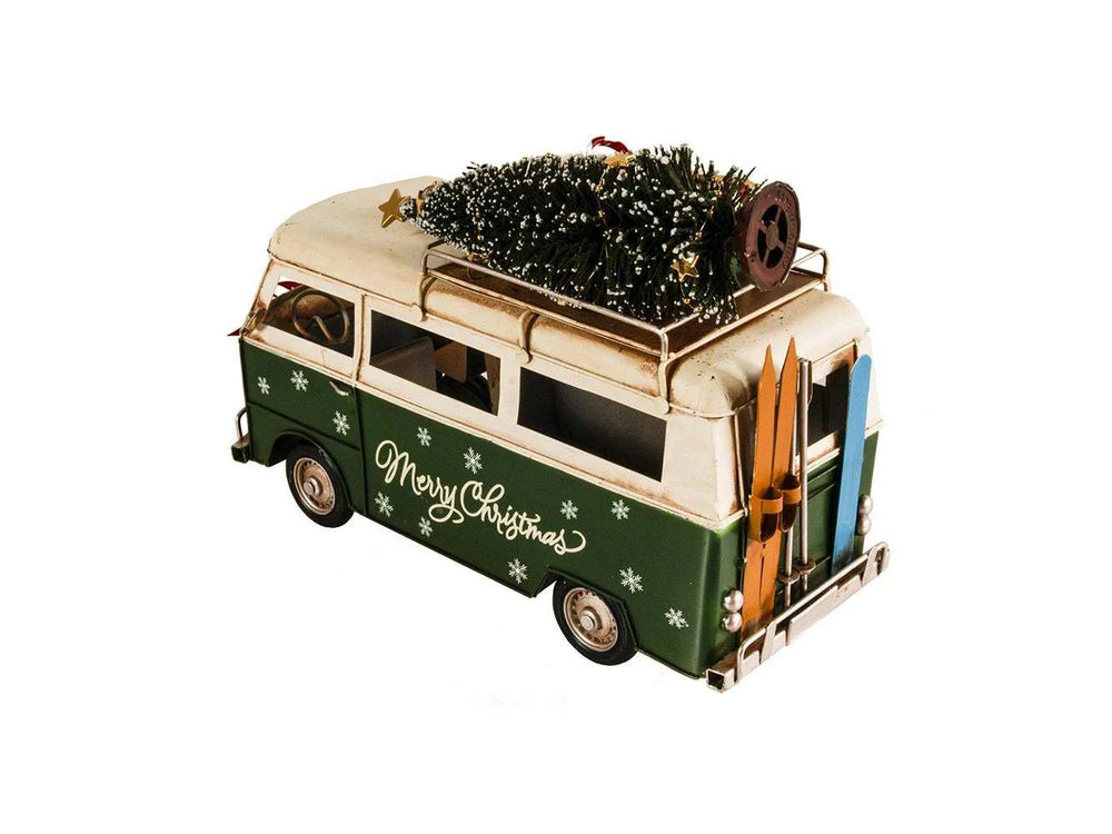 c1960s Volkswagen Christmas Bus Sculpture - Homeroots - Flyclothing LLC
