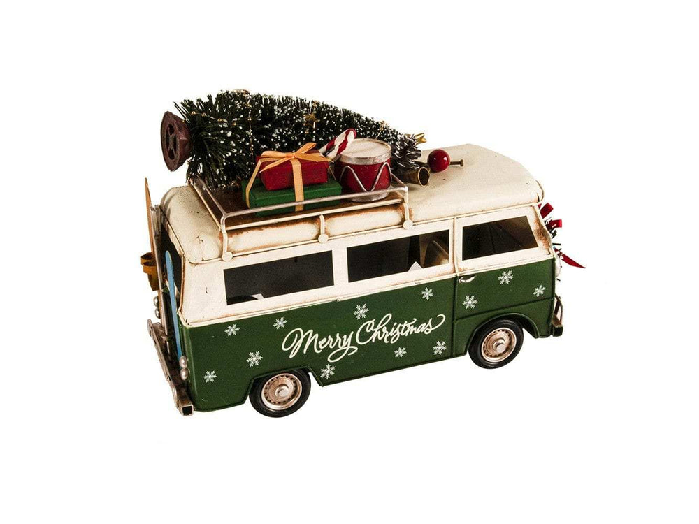 c1960s Volkswagen Christmas Bus Sculpture - Homeroots - Flyclothing LLC