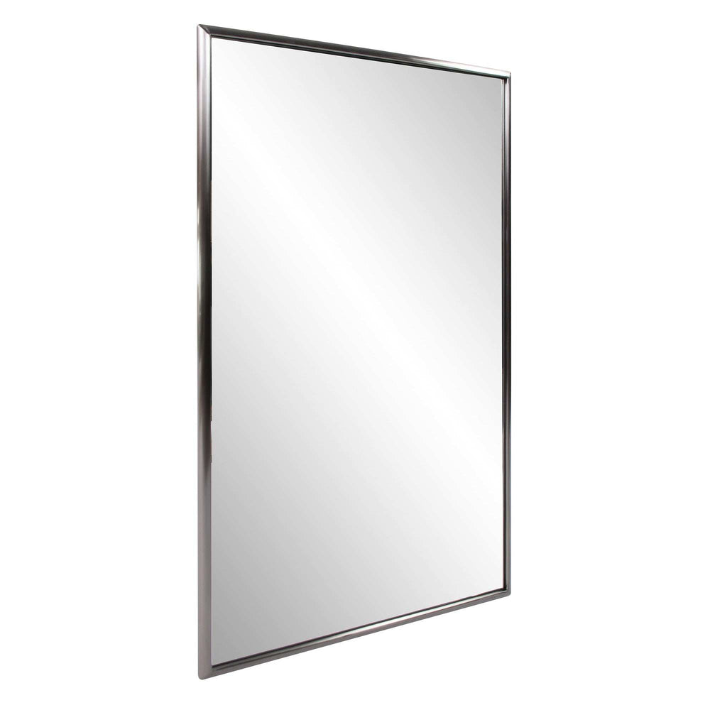 Brushed Titanium Rectangular Wall Mirror - Homeroots - Flyclothing LLC