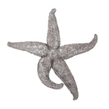 15' Silver Pewter Textured Starfish Wall Art Unframed Textual Art Wall Art - Homeroots - Flyclothing LLC