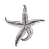 15' Silver Pewter Textured Starfish Wall Art Unframed Textual Art Wall Art - Homeroots - Flyclothing LLC