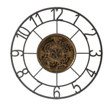 Round Decorative Gear Iron Wall Clock - Homeroots - Flyclothing LLC