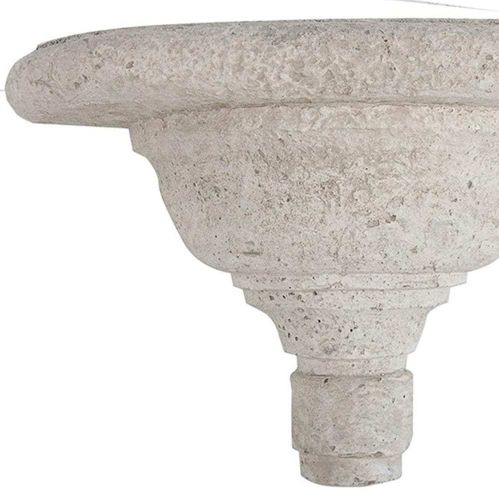 Torch Shaped Cement Wall Shelf - Homeroots - Flyclothing LLC