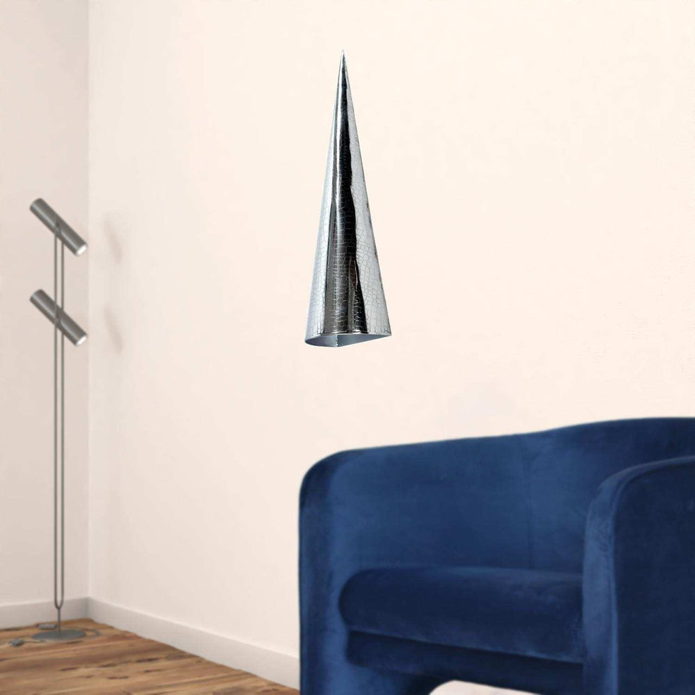 Silver Crocodile Wall Mount Pocket Vase - Homeroots - Flyclothing LLC