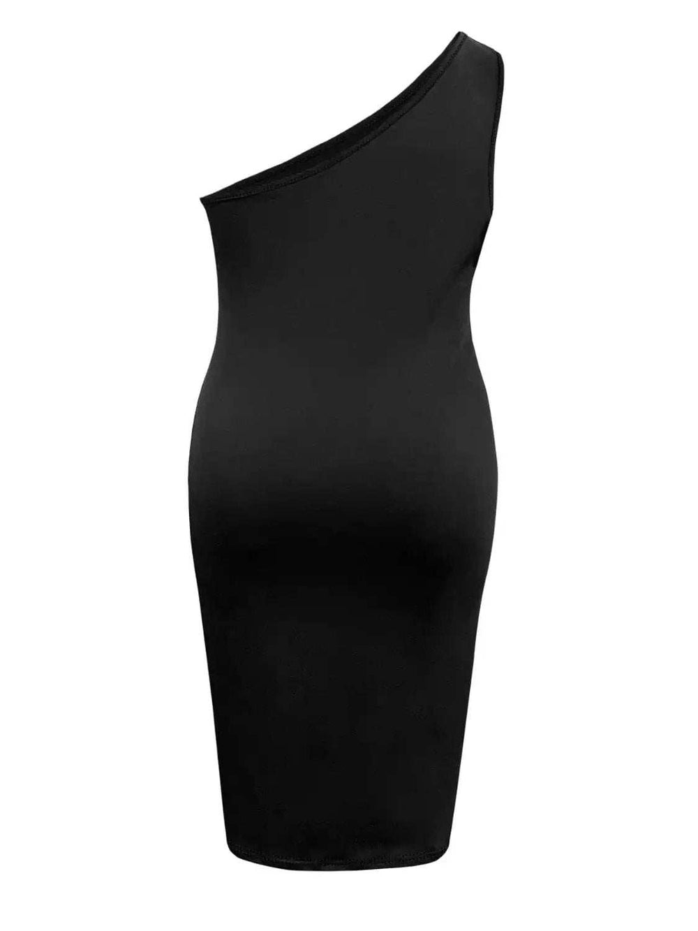 Plus Size Twisted One Shoulder Sleeveless Midi Dress - Trendsi - Flyclothing LLC