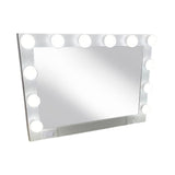 28" White Wood Framed Accent Mirror - Homeroots - Flyclothing LLC