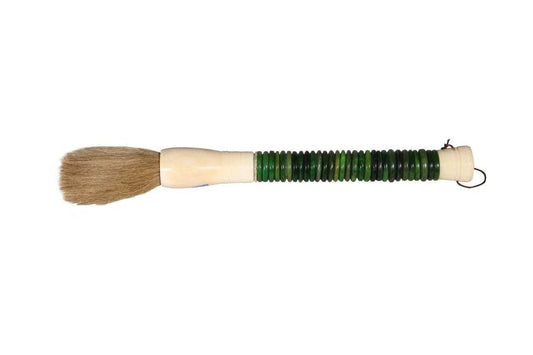 Green Jade Abacus Disc Decorative Calligraphy Brush - Homeroots - Flyclothing LLC