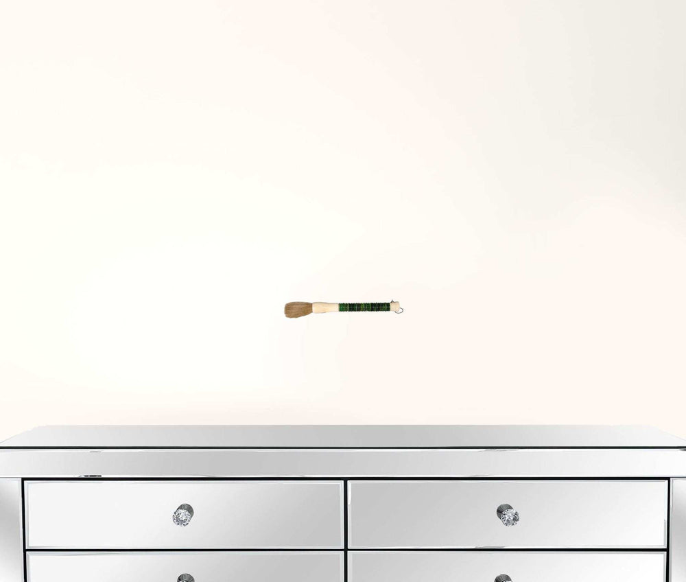 Green Jade Abacus Disc Decorative Calligraphy Brush - Homeroots - Flyclothing LLC